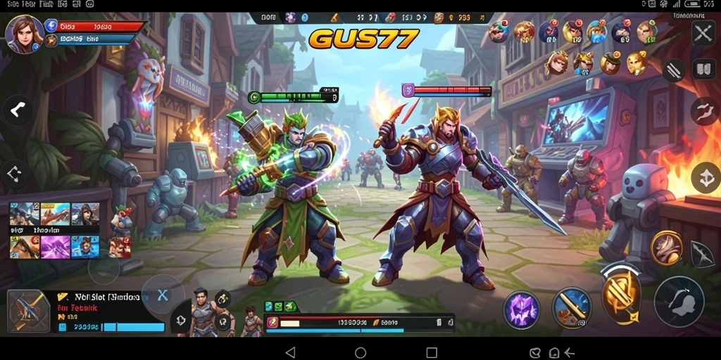 Tampilan menarik dari GUS77 yang menunjukkan gameplay slot seru.