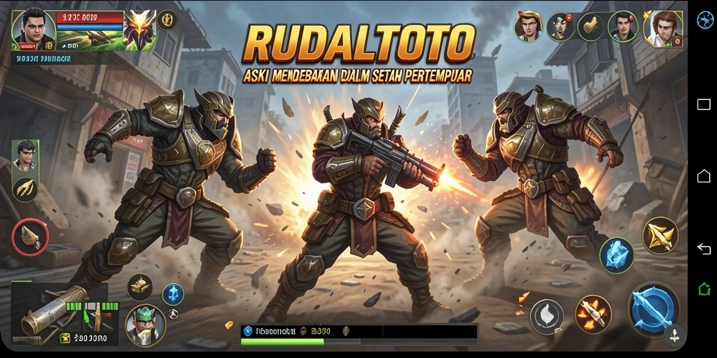 Tampilan aksi seru dalam pertarungan RUDALTOTO.