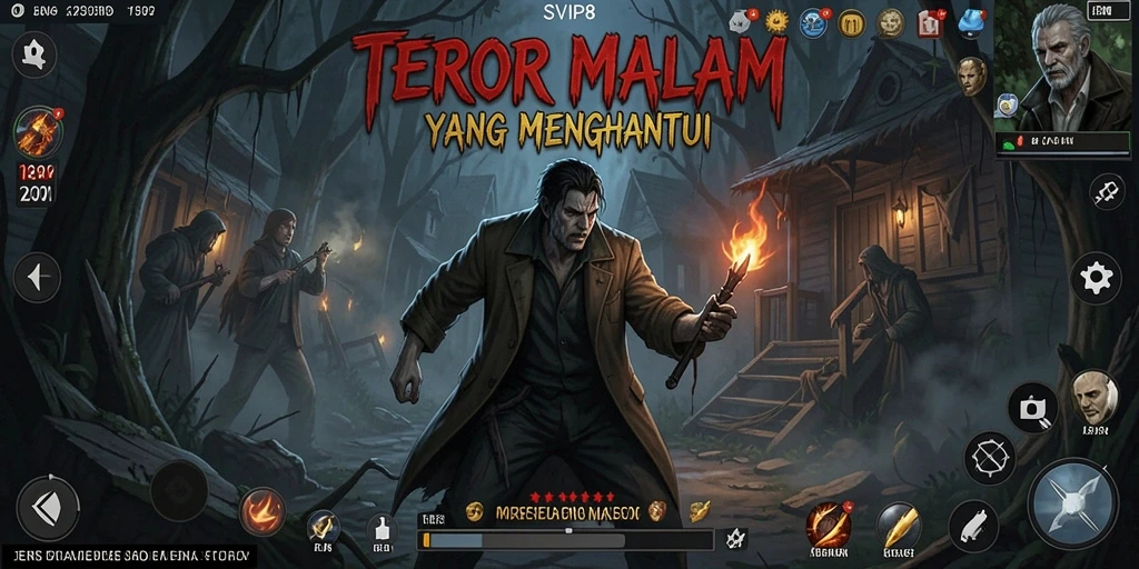 Gameplay menegangkan dengan suasana yang mencekam di SVIP8.